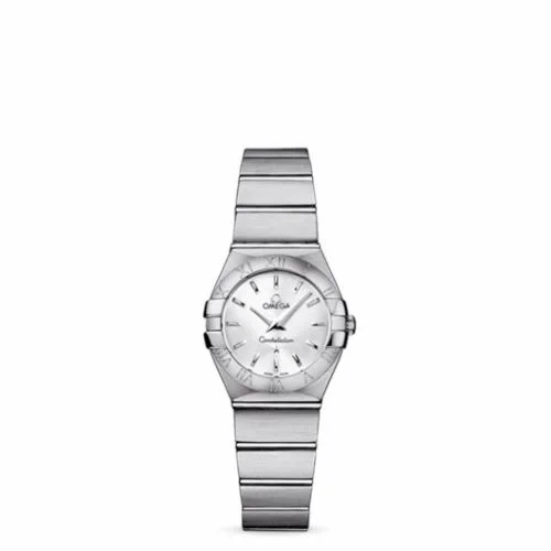 Omega Constellation Quartz 24 Brushed Stainless Steel / Silver 123.10.24.60.02.001 (12310246002001)